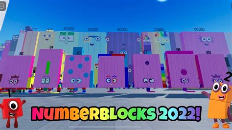 Numberblocks 2022 Very Large Numberblocks 1 1000000 Numberblocks