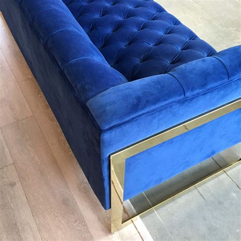 Blue Velvet Sofa Hausmodern Beautiful Modern And Mid Century Modern