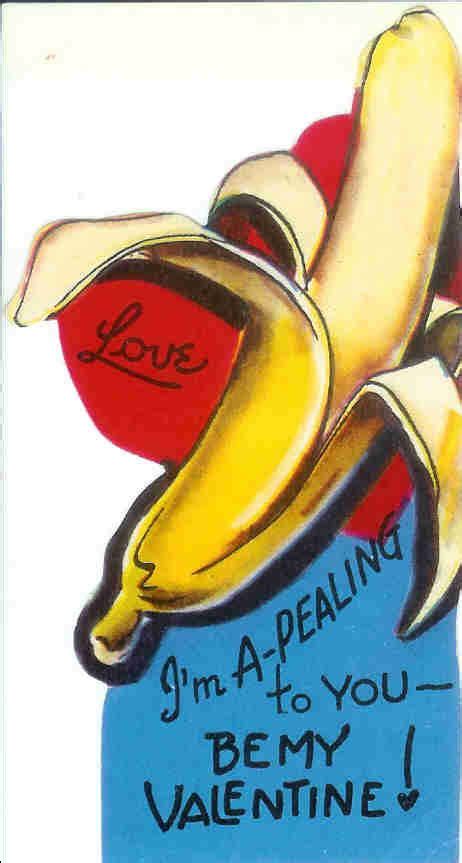 Im A Pealing To You Banana Valentine Banana Valentine Fruit