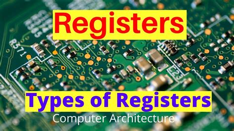 Cpu Registers And Types Of Registers Youtube
