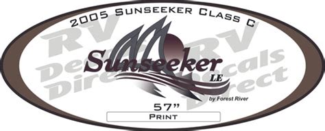Sunseeker Forest River Class C Replacement Rv Decals And Graphics