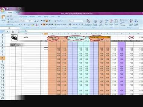 The main components the calculation of economic efficiency the investment project in excel. Using Excel for Bill of Quantities 0001 - YouTube