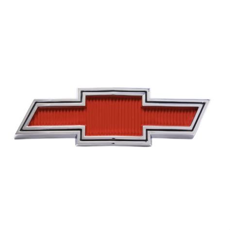 67 68 Chevrolet Grille Emblem Red Bowtie Cooper Restorations