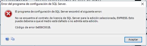 Errores Al Instalar SQL Server Express 2017 En Windows 10 Problemas