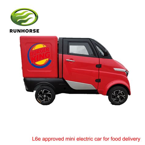 Eec L6e Approved Electric Mini Van For Food Delivery China Electric