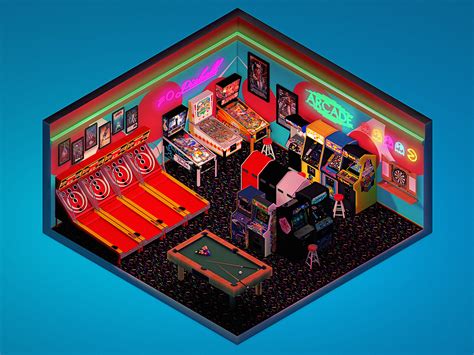 Arcade Room On Behance