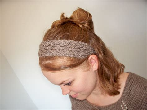 Knitting Patterns Galore February Lady Lace Headband