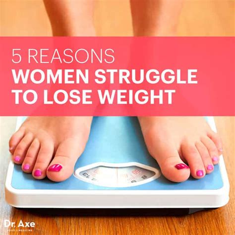 5 reasons women struggle to lose weight
