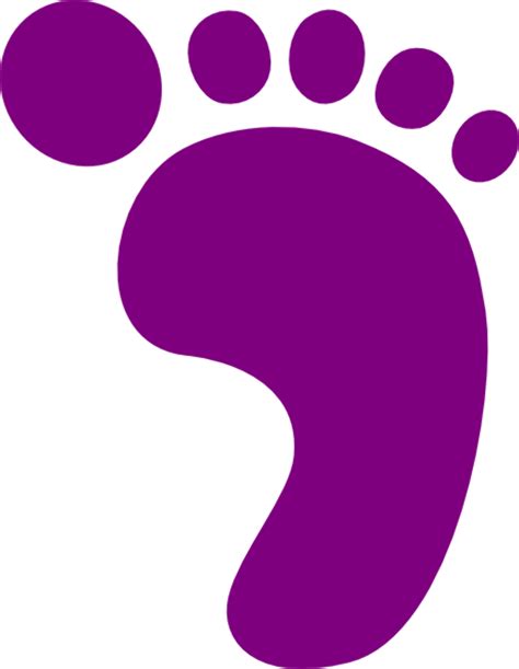 Download High Quality Footprint Clipart Purple Transparent Png Images