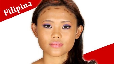 filipina makeup tutorial purple smokey eye look for asian eyes filipino make up