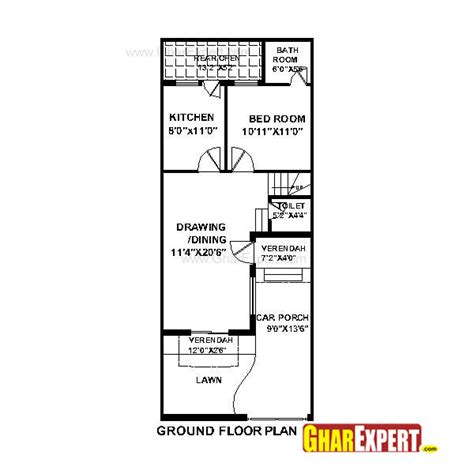 If you're looking for a unique floor plan with all of today's favorite real estate features, be sure to bookmark this page! House Plan for 17 Feet by 45 Feet plot (Plot Size 85 ...