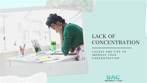 Lack Of Concentration Causes And Tips I Bac Online Counselling