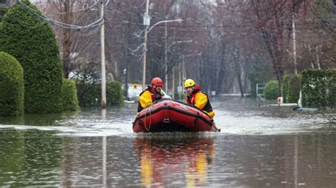 Heavy Rainfall Renews Risk Of Flooding In Quebec Cbc News