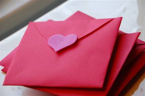 Handmade Valentine Cards The Amazing All In One Envelope