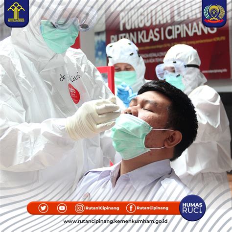 Tuk Mencegah Penularan Covid Rutan Cipinang Adakan Swab Test Antigen