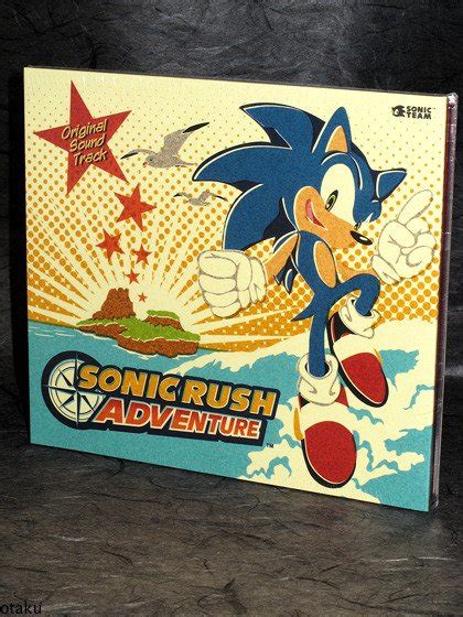 Sonic Rush Adventure Original Soundtrack Ds Game Music Cd New