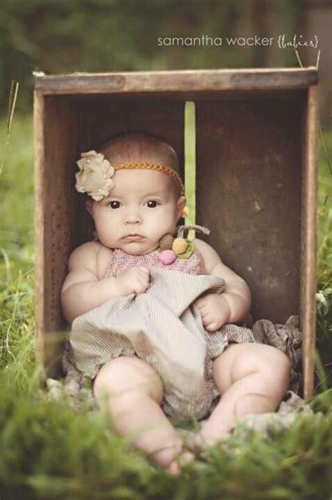 Pin By Deanna Henderson On Photo Shots 6 Month Baby Picture Ideas