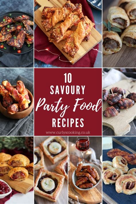 10 Savoury Party Food Recipes Curlys Cooking