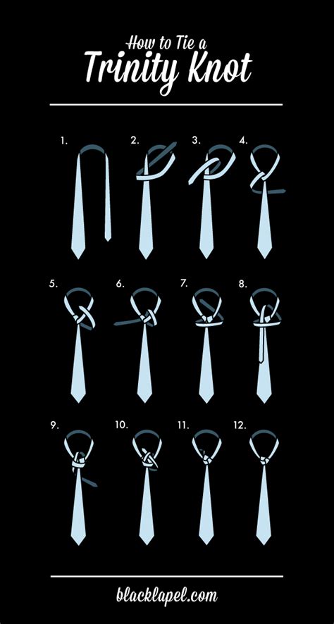 How To Tie The Trinity Knot For Your Necktie With An Animated Video