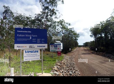 Kaban Wind Farm Construction Site Atherton Tablelands Queensland
