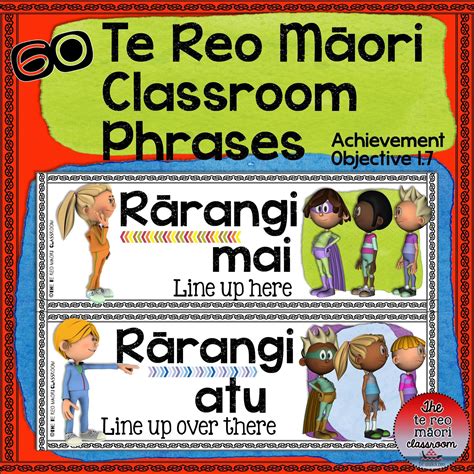 Te Reo Māori Classroom Phrases Te Reo Maori Resources Teaching