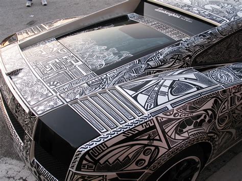 Tattooed Lamborghini Lamborghini Gallardo With Some Custom Flickr