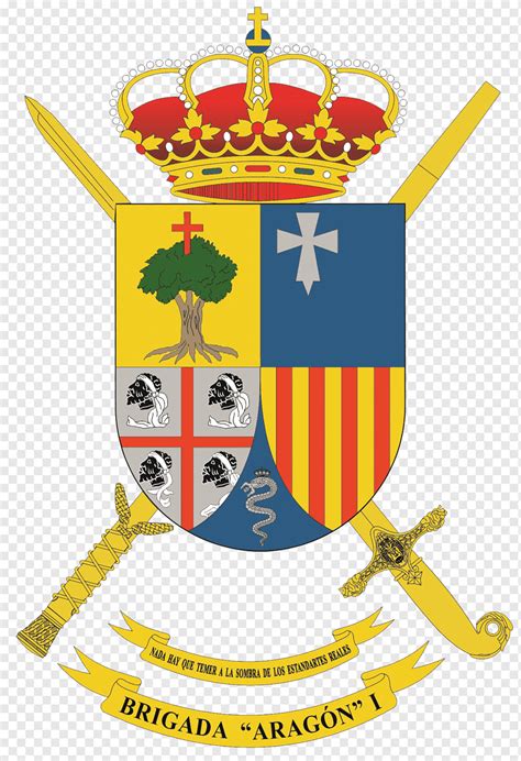 i brigade aragón spanish army military military shield army general png pngwing
