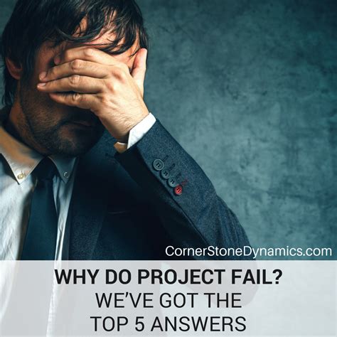 The Top 5 Reasons Why Projects Fail Cornerstone Dynamics