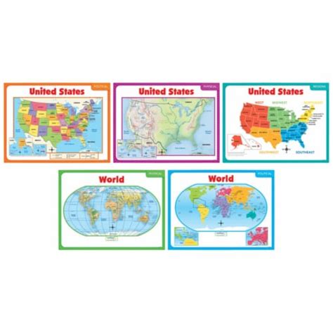 Scholastic Teaching Resources Sc 541743bn Teaching Maps Bulletin Board