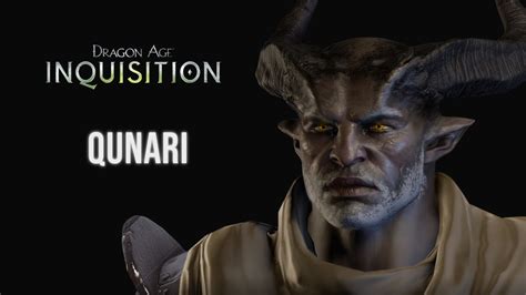 Dragon Age Inquisition Male Qunari Character Youtube