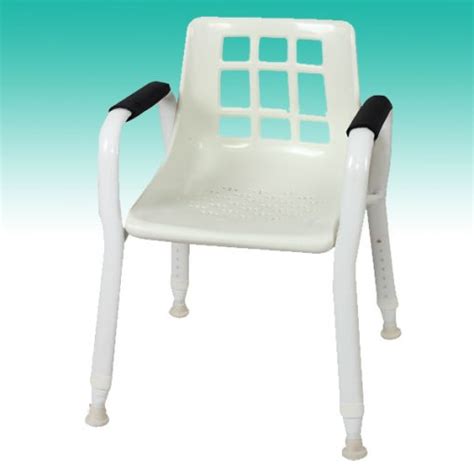 Shower Chair Oval Tube Aluminium Weight Capacity 200kg Hba407
