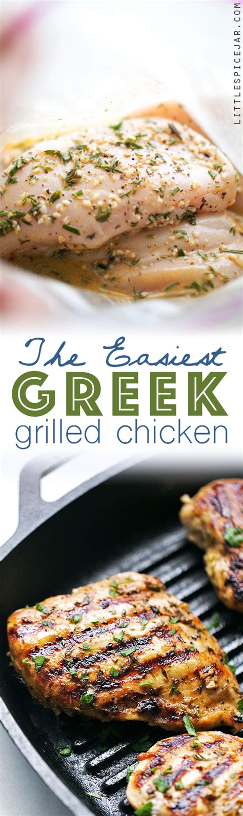 The Easiest Greek Grilled Chicken Recipe Little Spice Jar