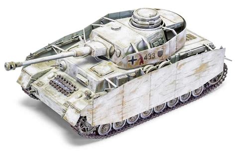Airfix Panzer Iv Ausfh Mid Version 135 A1351 Mj