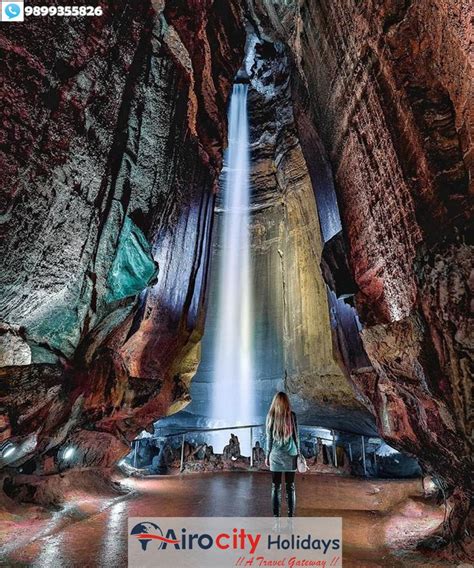 Ruby Falls In Tennessee Usa🗻 Located Within Lookout Mountain