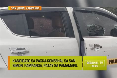 Regional Tv News Kandidato Sa Pagka Konsehal Sa San Simon Pampanga