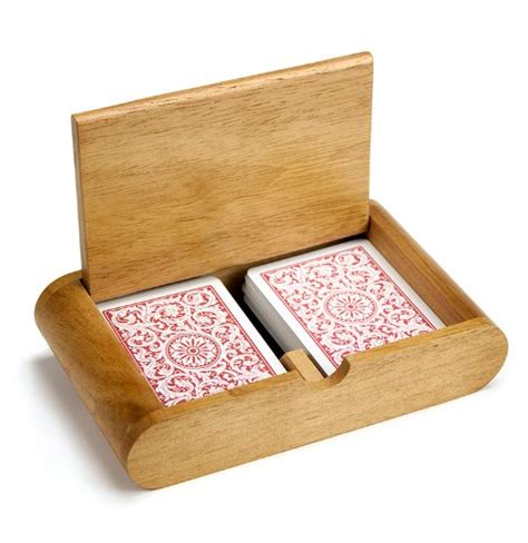 Playing card deck frame holds 70 card decks / card deck display case acrylic. Wooden Playing Card Display & Storage Gift Box | eBay