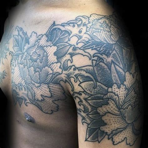 100 Peony Tattoo Designs For Men 2023 Inspiration Guide