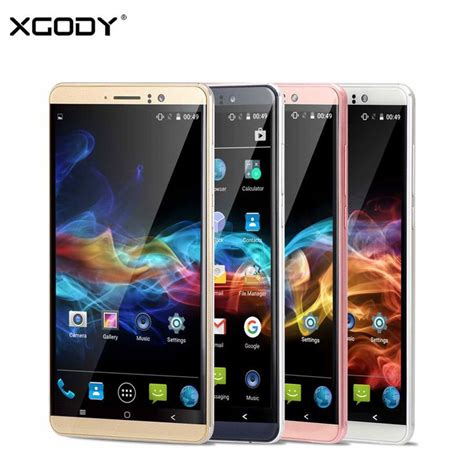 Xgody Y14 Smartphone 6 Inch 3g Dual Sim Unlocked Mobile Phone Quad Core