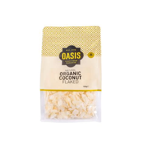 Oasis Organic Flaked Coconut 150g Dry Goods Oasis