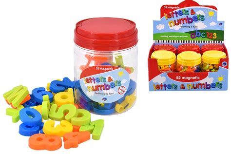 Magnetic Letters And Numbers 52pc In Tub Toy Corner