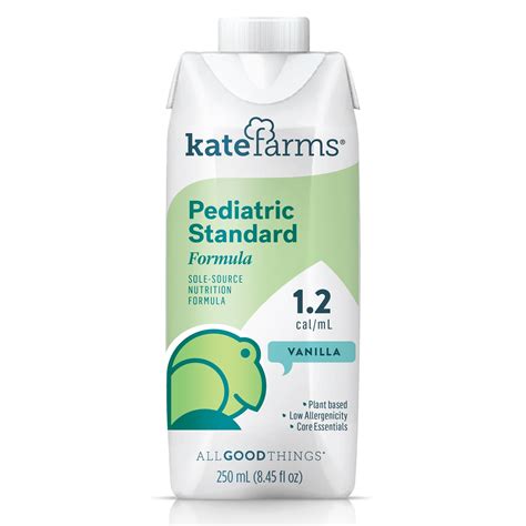 Realizing that these estimates can be very inaccurate, many practitioners measure the resting energy expenditure by indirect calorimetry and then give 20% more calories than this number indicates. Kate Farms Pediatric Standard 1.2 Oral & Tube Feeding ...