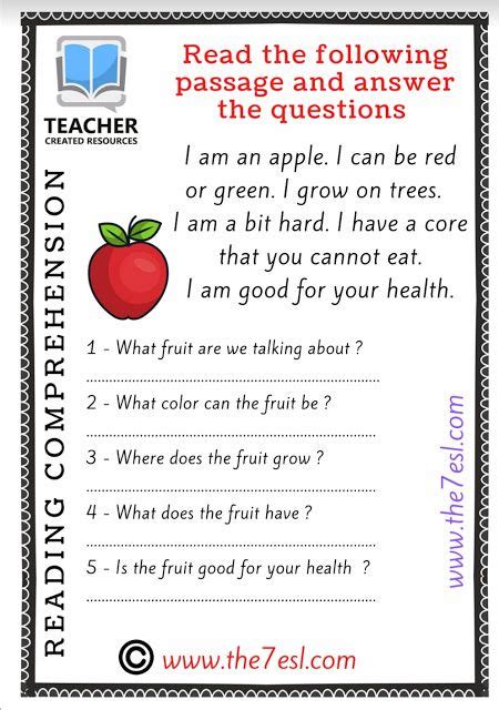 Reading And Writing Fruits In 2020 Teacher Created Resources