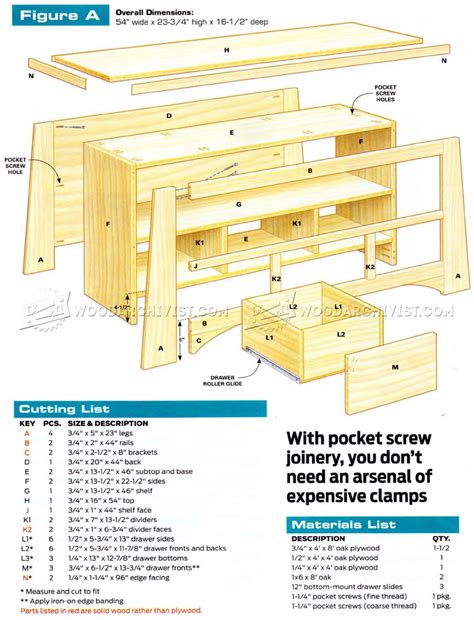 Just Right Tv Stand Plans • Woodarchivist