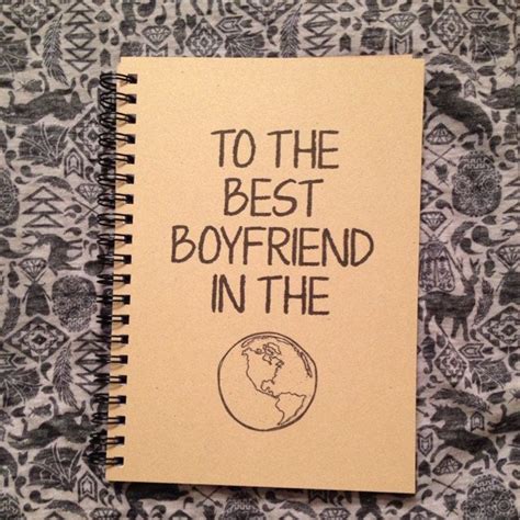 T For Boyfriend To The Best Boyfriend In The World 5 X 7 Journal