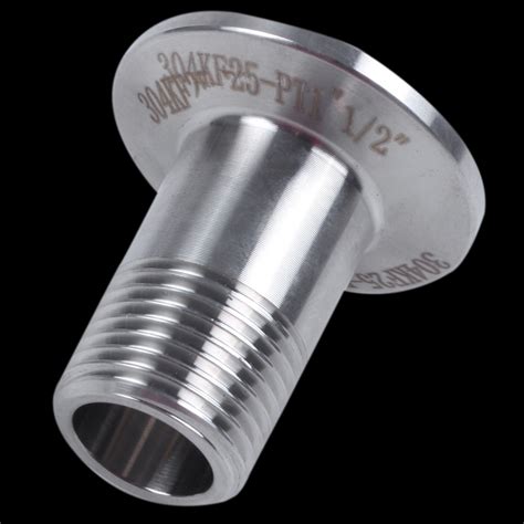 Stainless Steel 304 Kf 25 Flange To 12bsp Male Thread Adapter Fitting