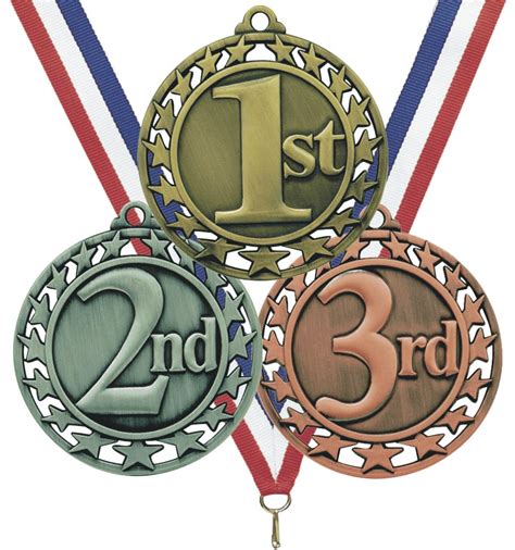 1st 2nd 3rd Individual Medals Wribbons Awards Trophy Ebay