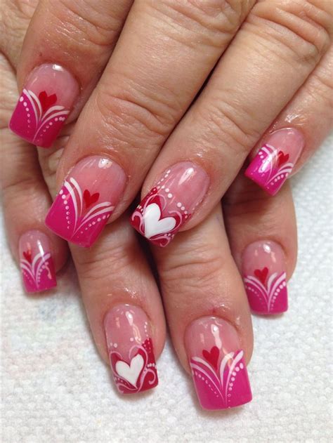 50 Short And Incredible Valentines Day Nail Art Designs For Your