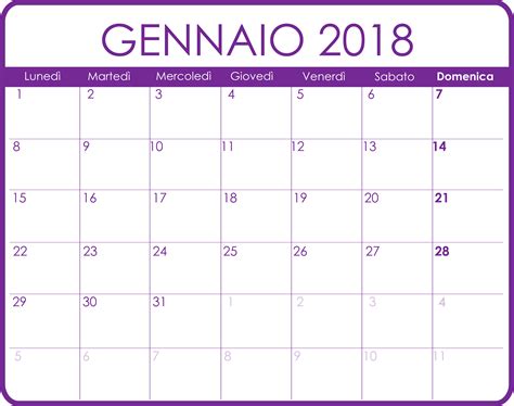Risultati Immagini Per Calendario Gennaio 2018 Calendario Stampabile