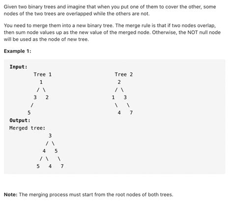 617 Merge Two Binary Trees Kickstart Coding