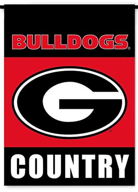 Georgia Collegiate Bulldog Country 13 X 15 2 Sided Garden Flag